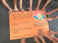 Spendenlauf des Kindergartens Paul-Gerhardt Neureut
