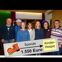 Spendenübergabe der Guggemusiker an Kinderhospizdienst Karlsruhe
