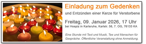 Einladung zur Lichterzeremonie